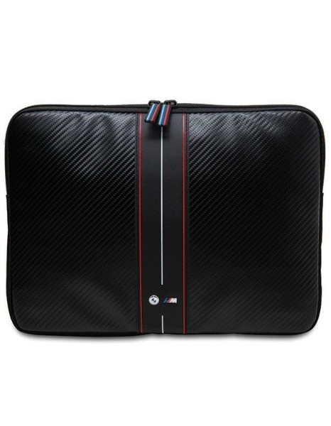 BMW Carbon &amp;amp; Red Stripe sleeve for a 16" laptop - black