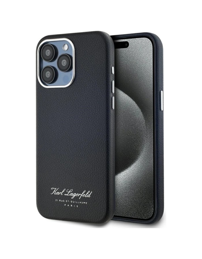 Karl Lagerfeld hotel RSG iPhone 15 Pro case - black