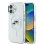 Karl Lagerfeld IML Metal Karl&amp;amp;Choupette Head MagSafe Case for iPhone 16 - White