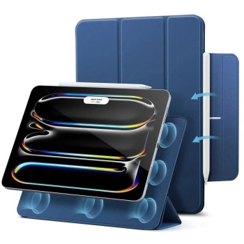 ESR Rebound Magnetic Case for iPad Pro 11" 5 / 6 / 2024-2025 - Navy Blue ESR Rebound Magnetic Case for iPad Pro 11" 5 / 6 / 2024-2025 - Navy Blue