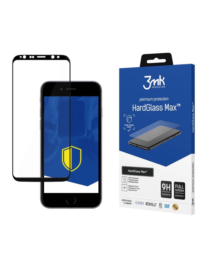 9H 3mk HardGlass Max™ glass for Samsung Galaxy S8+ / S9+ 9H 3mk HardGlass Max™ glass for Samsung Galaxy S8+ / S9+