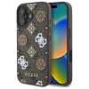 Guess 4G Printed Stripes MagSafe iPhone 16 Case - Brown Guess 4G Printed Stripes MagSafe iPhone 16 Case - Brown