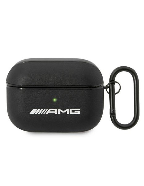 AMG Leather Big Logo case for AirPods Pro - black AMG Leather Big Logo case for AirPods Pro - black