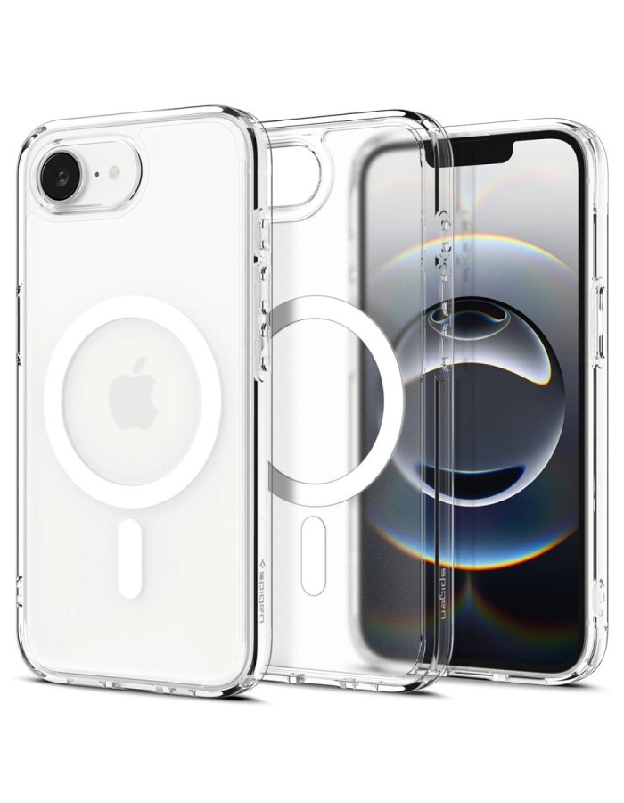 Spigen Ultra Hybrid MagSafe Case for iPhone 16e / 17e - White, Translucent Spigen Ultra Hybrid MagSafe Case for iPhone 16e / 17e - White, Translucent