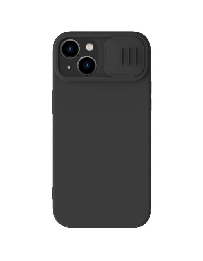 Nillkin CamShield Magnetic Silicone Case iPhone 14 Plus Magnetic MagSafe Cover with Camera Protector Black Nillkin CamShield Magnetic Silicone Case iPhone 14 Plus Magnetic MagSafe Cover with Camera Protector Black