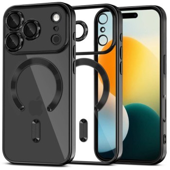 Tech-Protect MagFlex MagSafe Case for iPhone 17 Pro - Clear Black Tech-Protect MagFlex MagSafe Case for iPhone 17 Pro - Clear Black