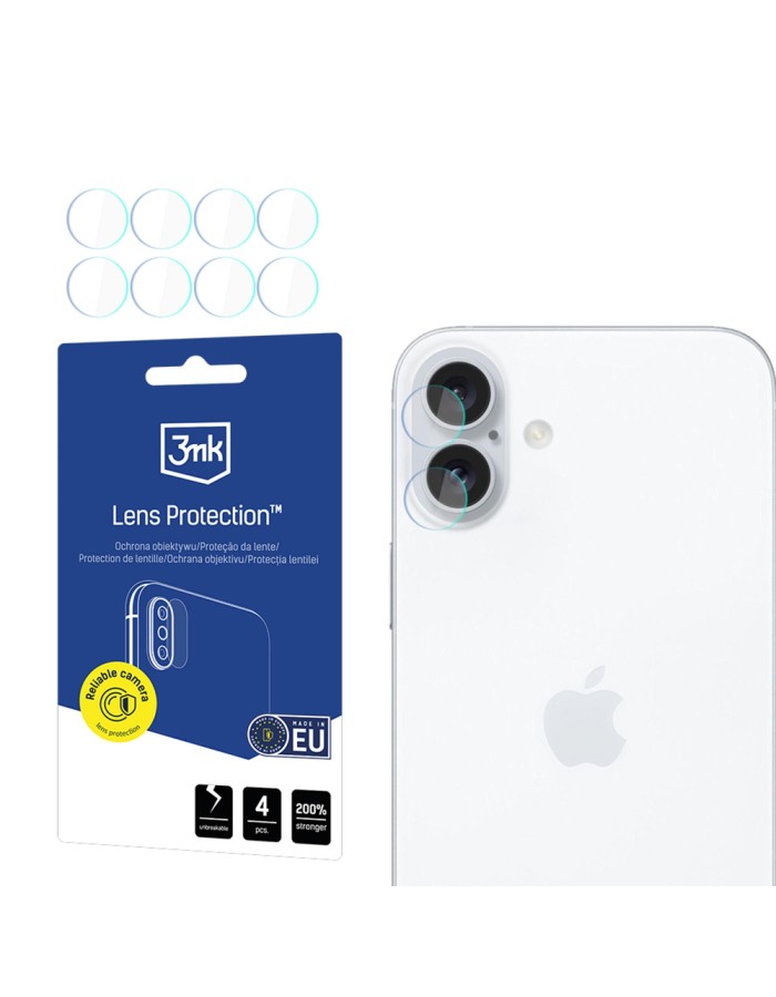 3mk Lens Protection Camera Lens Glass for Apple iPhone 17