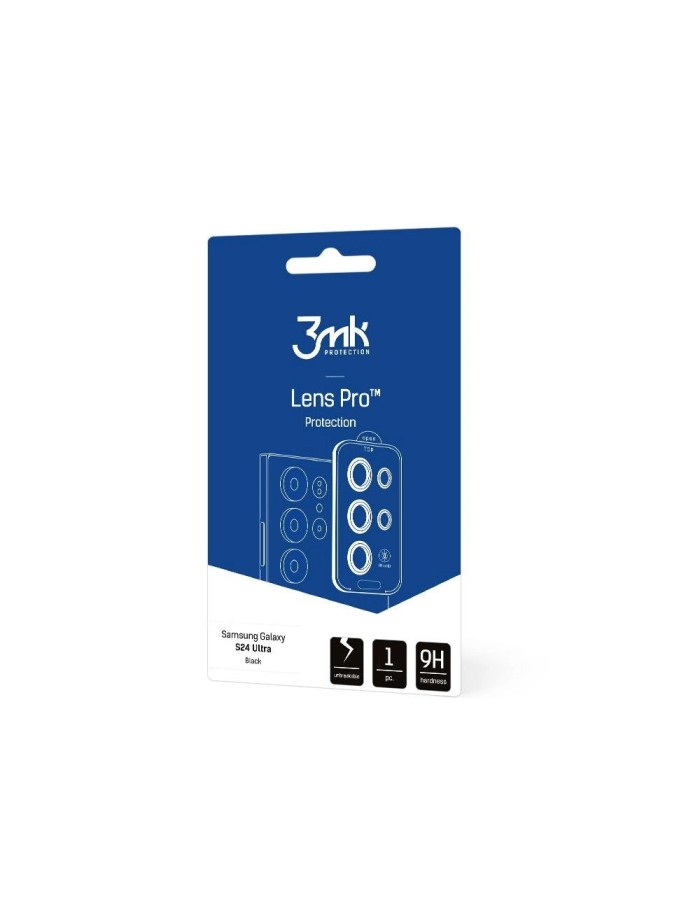 3mk Lens Protection Pro Camera Cover for Samsung Galaxy S24 Ultra - Black