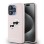 Karl Lagerfeld Silicone Karl&amp;amp;Choupette MagSafe Case for iPhone 15 Pro Max - Pink