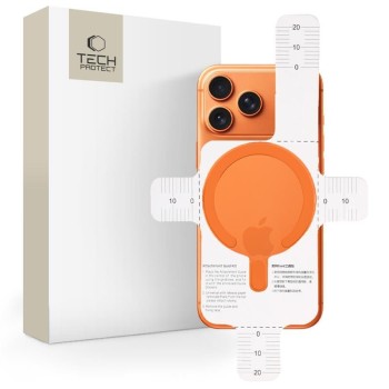 MagSafe Tech-Protect MMP-200 Magnetic Ring for Phone - Orange MagSafe Tech-Protect MMP-200 Magnetic Ring for Phone - Orange