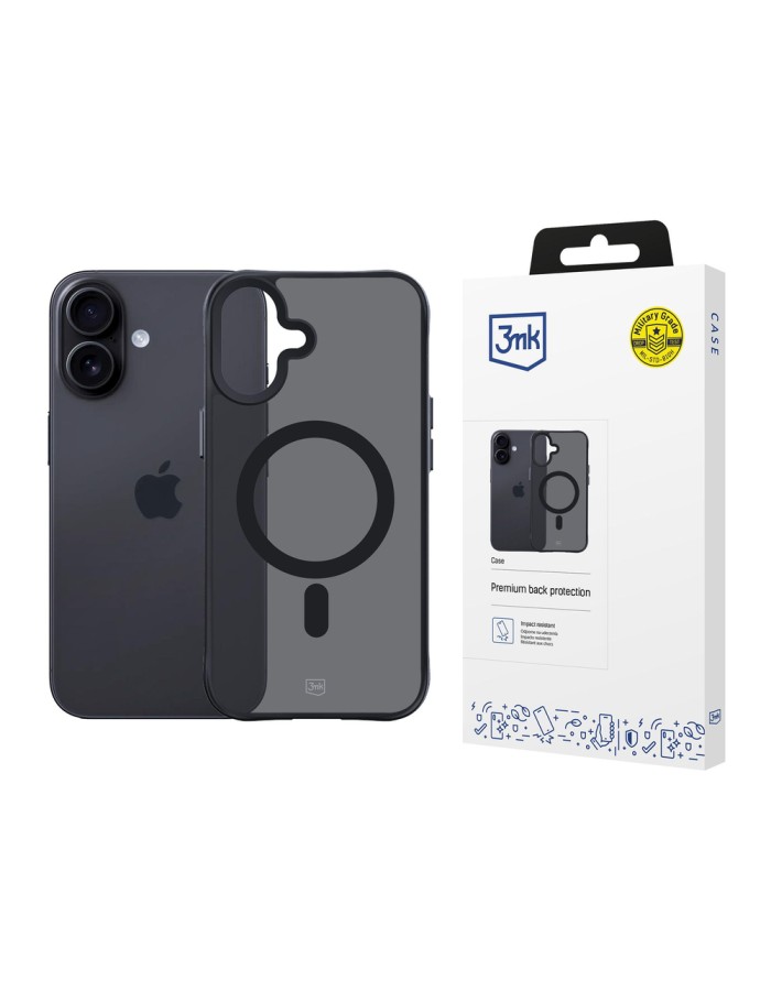 3mk Smoke MagCase for iPhone 17 - Black Semi-Transparent 3mk Smoke MagCase for iPhone 17 - Black Semi-Transparent