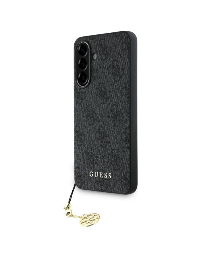 Guess 4G Charms Collection case for Samsung Galaxy A56 - black Guess 4G Charms Collection case for Samsung Galaxy A56 - black