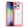 Outer Space Case iPhone 14 Pro Max hard cover with a gel frame red Outer Space Case iPhone 14 Pro Max hard cover with a gel frame red