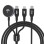 Apple Watch Dudao A12Max+ PD 100W 3in1 Charger Cable: USB-C Lightning 1.2m - Black