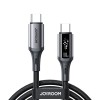 Joyroom S-A60 StarTalk 100W USB-C - USB-C Cable 1.2m - Black