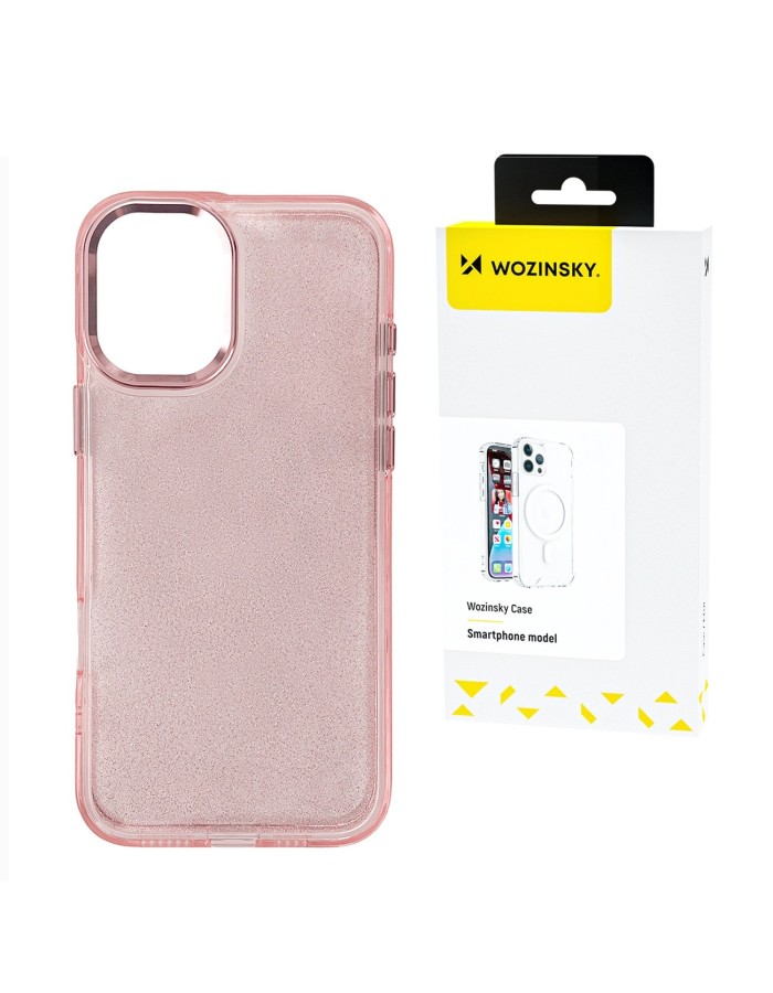 Wozinsky Glitter Case for Samsung Galaxy S25 Ultra - Pink with Glitter Wozinsky Glitter Case for Samsung Galaxy S25 Ultra - Pink with Glitter