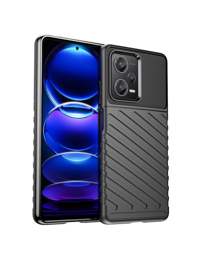 Thunder Case case for Xiaomi Redmi Note 12 Pro+ silicone armor case black Thunder Case case for Xiaomi Redmi Note 12 Pro+ silicone armor case black