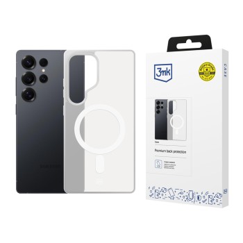 3mk Smoke MagCase for Samsung Galaxy S25 Ultra - White-Translucent 3mk Smoke MagCase for Samsung Galaxy S25 Ultra - White-Translucent