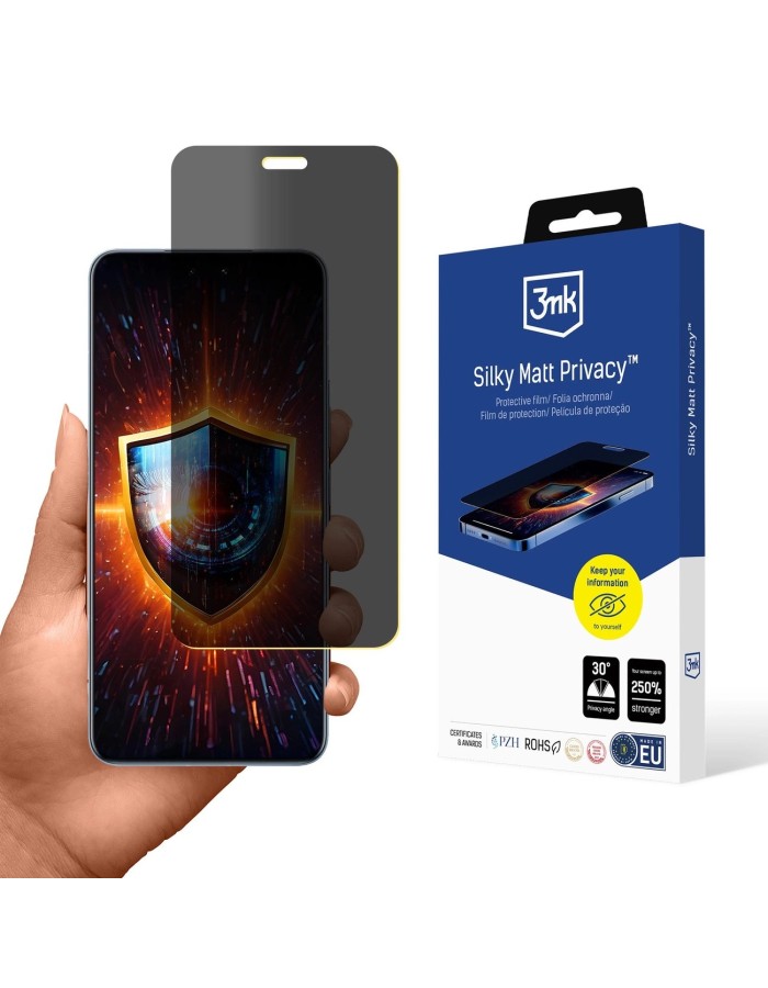 Privacy screen protector 3mk Silky Matt Privacy for Xiaomi 14 Civi Privacy screen protector 3mk Silky Matt Privacy for Xiaomi 14 Civi