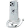 Karl Lagerfeld IML Choupette Head &amp;amp; Cord MagSafe case for iPhone 14 Pro Max - transparent