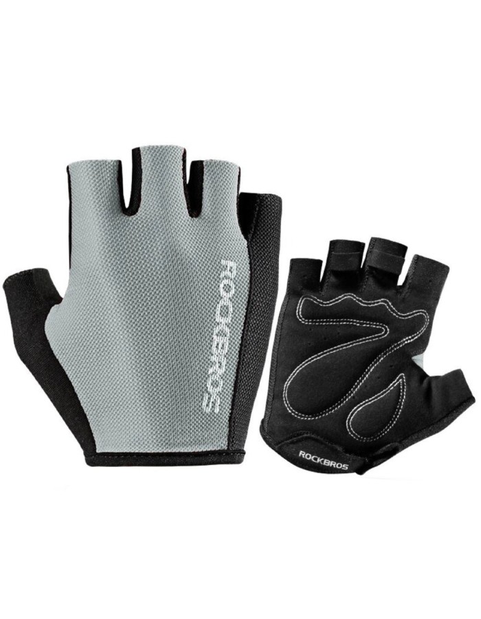 Rockbros S099GR cycling gloves, size XXL - gray Rockbros S099GR cycling gloves, size XXL - gray