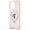 Karl Lagerfeld KLHMP15XHMRSKCP iPhone 15 Pro Max 6.7" pink/pink hardcase Ring Stand Karl&amp;amp;Choupette MagSafe