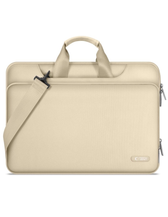 15-16 Tech-Protect Pocket Laptop Bag - Beige 15-16 Tech-Protect Pocket Laptop Bag - Beige