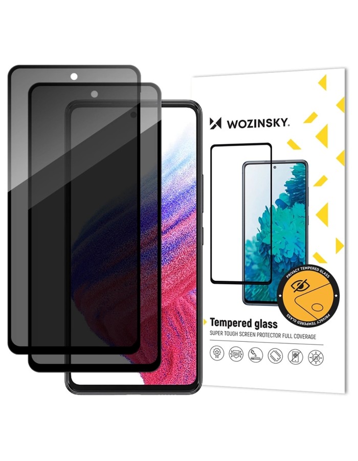 Wozinsky Privacy Glass Privacy Tempered Glass for Xiaomi Redmi Note 14S, 2-pack