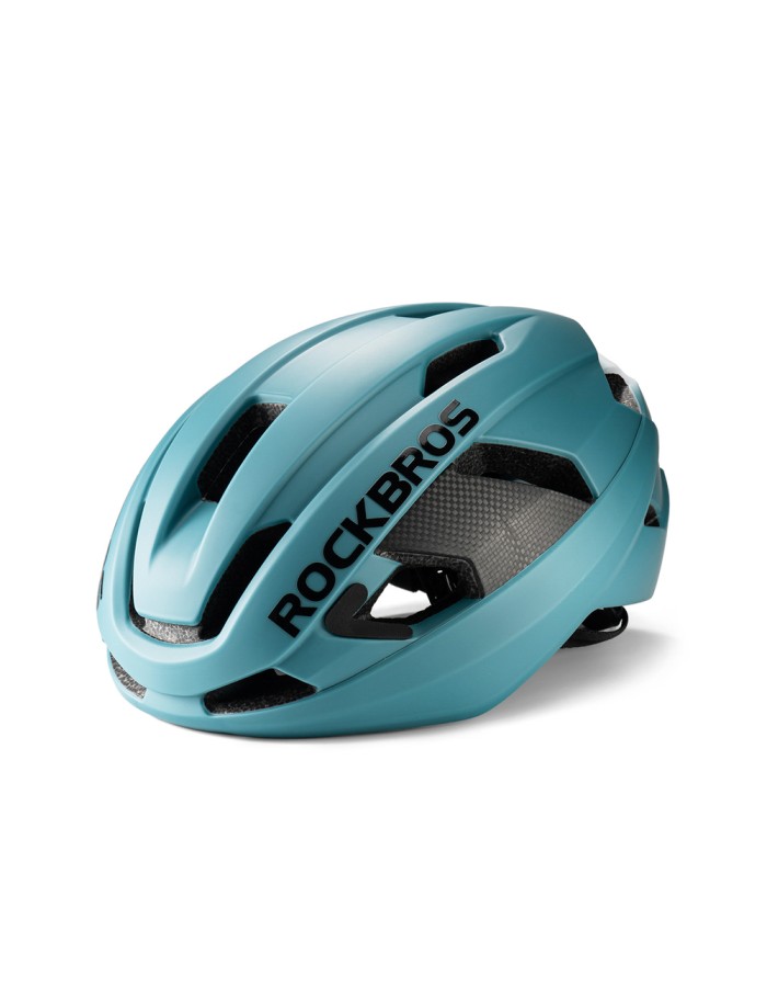 Rockbros LK-15 Carbon Fiber Bike Helmet 58-62cm - Light Blue