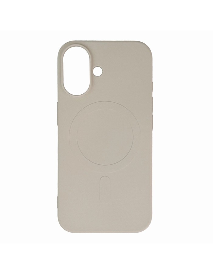 Liquid Silicone Case MagSafe for iPhone 16 - beige Liquid Silicone Case MagSafe for iPhone 16 - beige