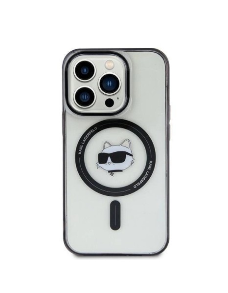Karl Lagerfeld KLHMP15MHCHNOTK iPhone 15 Plus 6.7" transparent hardcase IML Choupette`s Head MagSafe Karl Lagerfeld KLHMP15MHCHNOTK iPhone 15 Plus 6.7" transparent hardcase IML Choupette`s Head MagSafe