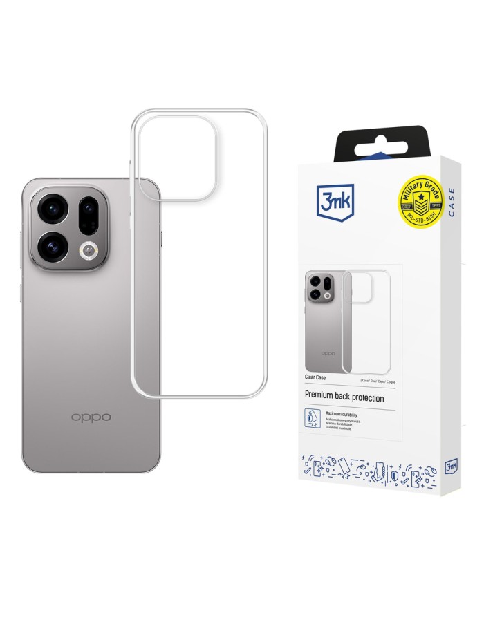 3mk Clear Case for Oppo Find X9 - transparent