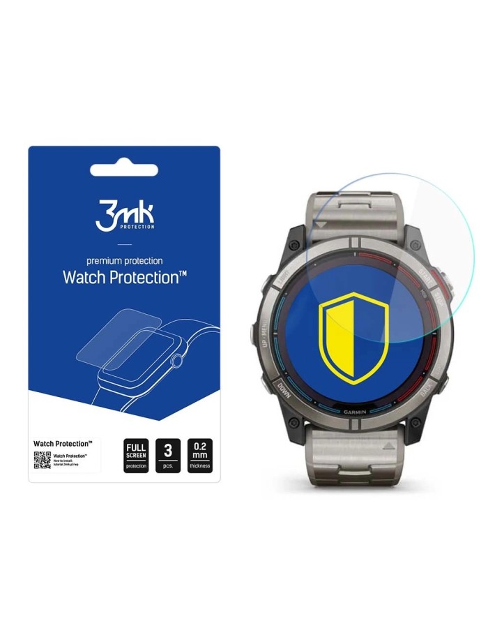 Hybrid Glass 3mk Watch Protection FlexibleGlass for Garmin Quatix 7X