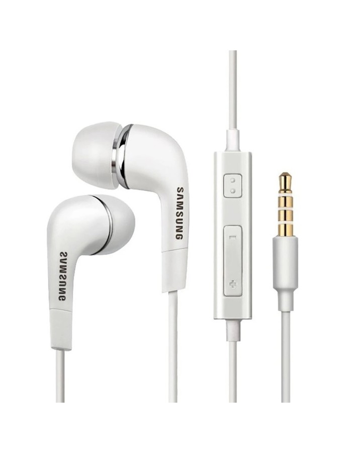 Samsung EHS64AVFWE Wired Headphones Mini Jack 3.5mm Stereo Hi-Fi (Bulk - Replacement Packaging) - White