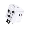 SBS TEADAPTUSBTCUNI USB-C USB-A Universal Travel Adapter - White SBS TEADAPTUSBTCUNI USB-C USB-A Universal Travel Adapter - White