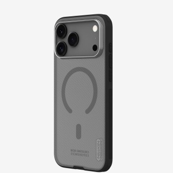 Nillkin Super Frosted Shield Pro Magnetic Case Compatible with MagSafe for iPhone 17 Pro Max - Translucent Black Nillkin Super Frosted Shield Pro Magnetic Case Compatible with MagSafe for iPhone 17 Pro Max - Translucent Black
