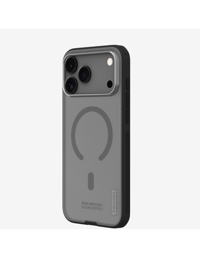 Nillkin Super Frosted Shield Pro Magnetic Case Compatible with MagSafe for iPhone 17 Pro Max - Translucent Black