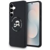 Karl Lagerfeld Silicone Karl & Choupette Heads MagSafe Case for Samsung Galaxy S25 FE - Black Karl Lagerfeld Silicone Karl & Choupette Heads MagSafe Case for Samsung Galaxy S25 FE - Black