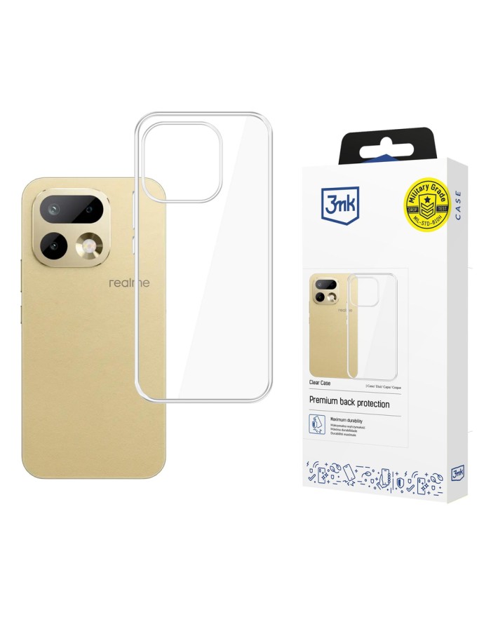 3mk Clear Case for Realme 16 Pro 5G - Transparent