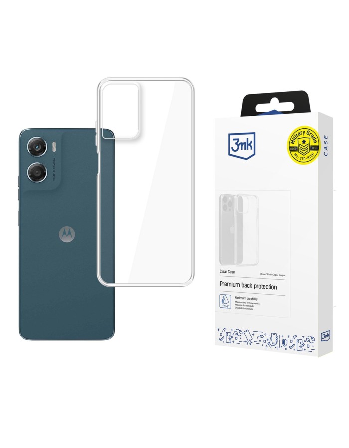 3mk Clear Case for Motorola Moto G06 / Moto G06 Power - transparent