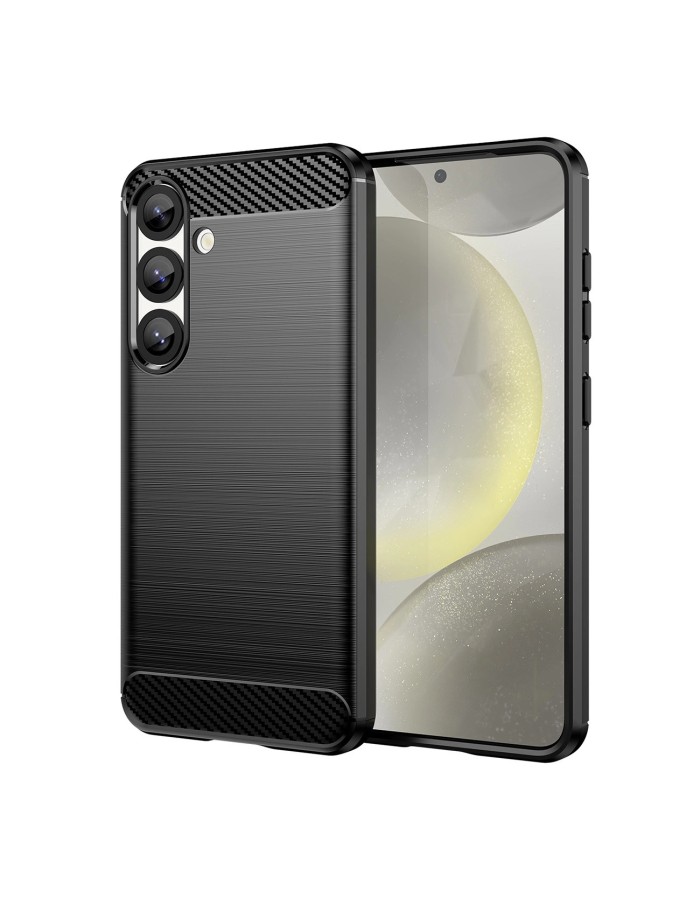 Carbon Case Flexible Silicone for Nothing Phone (3a) - Black