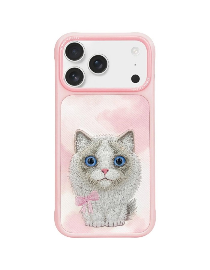 Nimmy Big Eyed Pet 2.0 Cat Case for iPhone 17 Pro - Pink