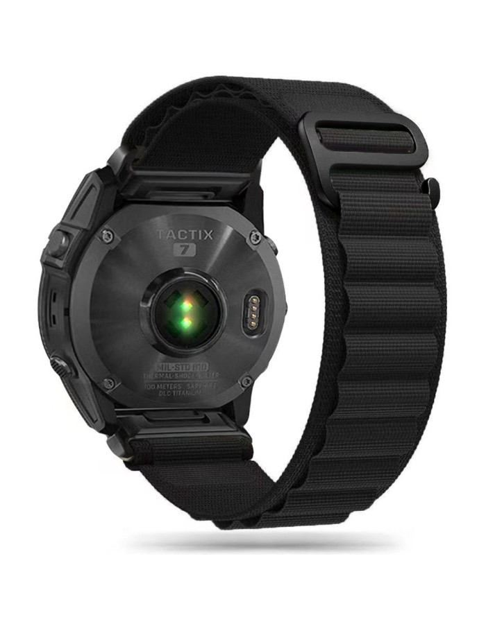Tech-Protect Nylon Pro Strap for Garmin Fenix 3 / 5X / 3HR / 5X Plus / 6X / 6X Pro / 7X - Black Tech-Protect Nylon Pro Strap for Garmin Fenix 3 / 5X / 3HR / 5X Plus / 6X / 6X Pro / 7X - Black