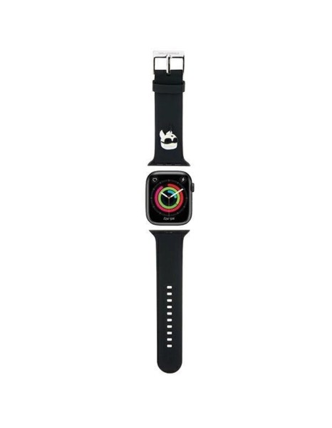 Karl Lagerfeld 3D Rubber Karl Head strap for Apple Watch 38/40/41mm - black