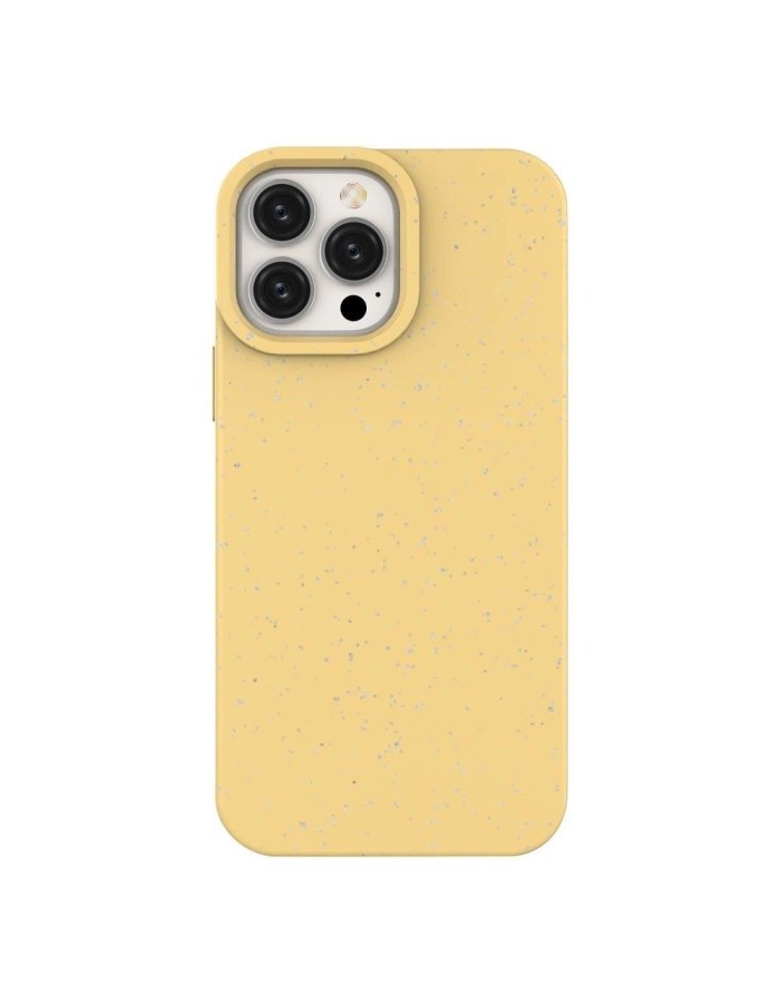 Eco Case case for iPhone 14 Plus silicone degradable cover yellow Eco Case case for iPhone 14 Plus silicone degradable cover yellow