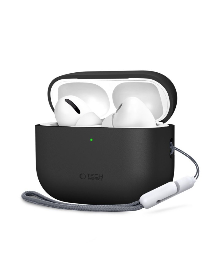 Tech-Protect Silicone Case for AirPods Pro 3 - Black Tech-Protect Silicone Case for AirPods Pro 3 - Black