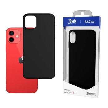 Apple iPhone 12 Mini - 3mk Matt Case black Apple iPhone 12 Mini - 3mk Matt Case black