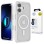3mk Smoke MagCase for iPhone 17 - white-translucent
