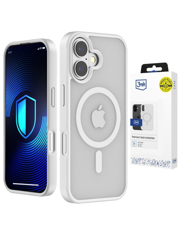3mk Smoke MagCase for iPhone 17 - white-translucent 3mk Smoke MagCase for iPhone 17 - white-translucent