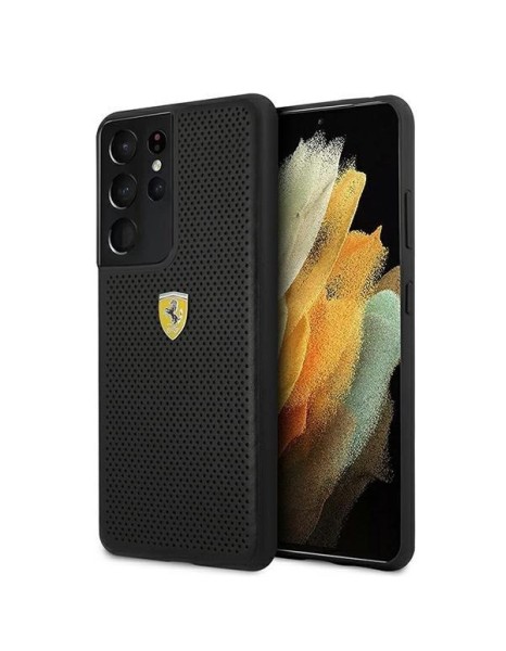 Ferrari FESPEHCS21LBK S21 Ultra G996 black/black hardcase On Track Perforated
